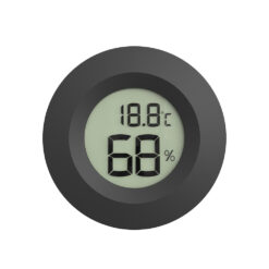 Circular Embedded Electronic Digital Thermometer Hygrometer